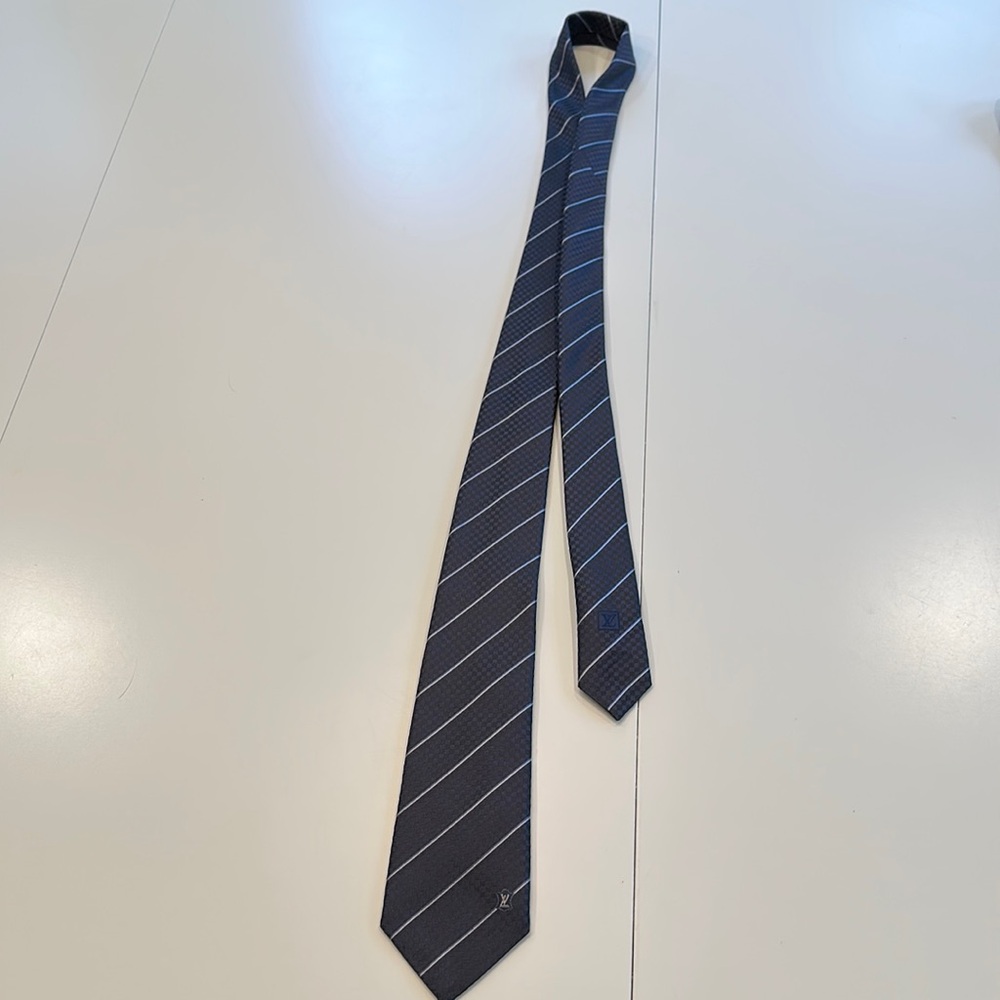 Louis Vuitton Blue Men`s tie